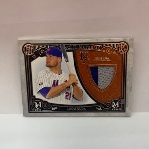 2016 Topps Meaningful Material Lucas Duda Mets 33/50 #MMPR-LD (MISC3)